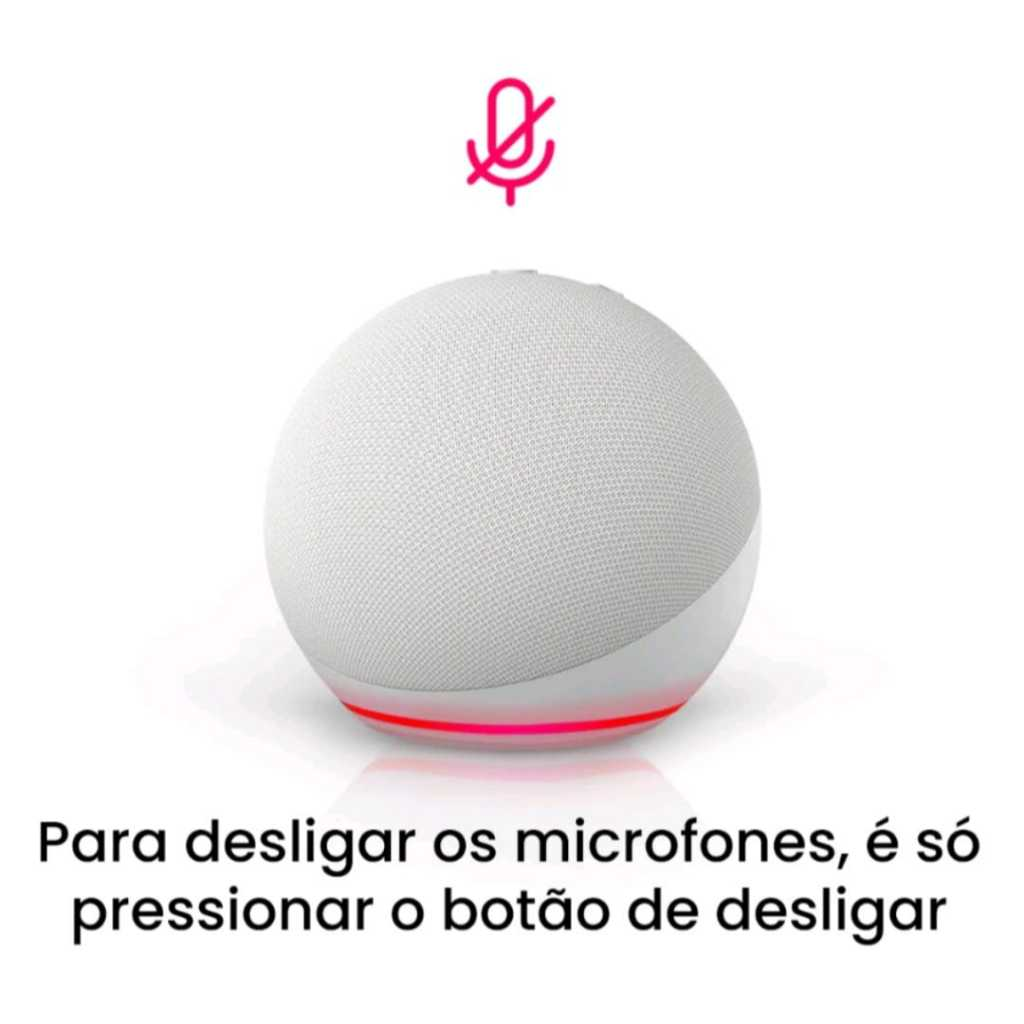 Assistente Virtual Alexa Echo Dot 5 Geração Alto Falante Original Envio Imediato Melhor Preço