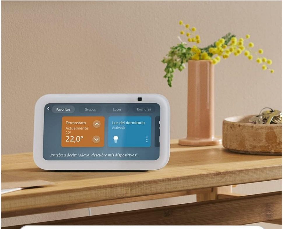 Echo Show 5 (3ª geração) com assistente virtual Alexa de carbono 110V/240V