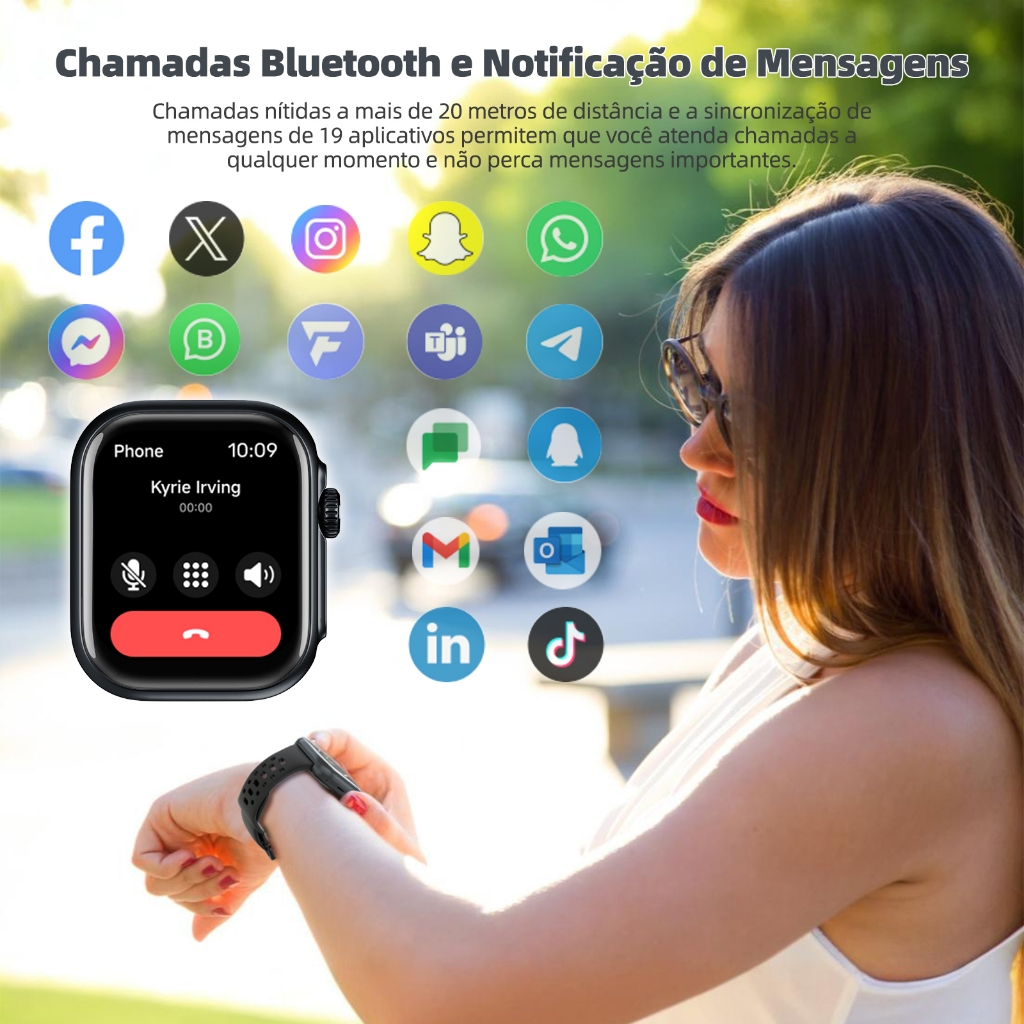 BETTDOW kriki Ai modelo GPS + smartwatch Alexa com mais de 100 modos desportivos, à prova de água 3ATM