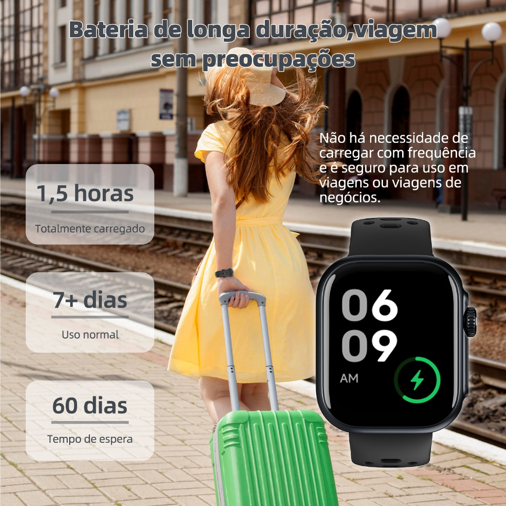 BETTDOW kriki Ai modelo GPS + smartwatch Alexa com mais de 100 modos desportivos, à prova de água 3ATM