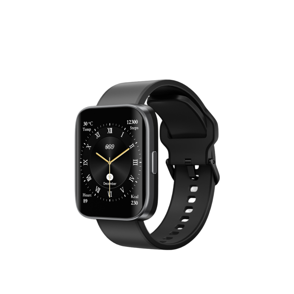 Smartwatch QCY S9 Urban GS, GPS, +120 Modos de Esporte, 5ATM, Tela Amoled 1.95' Pol