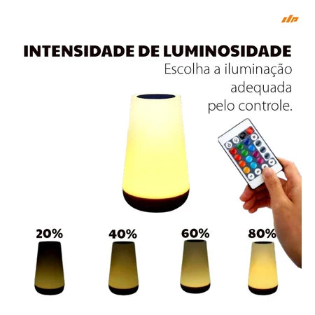 Luminária LED Touch RGB