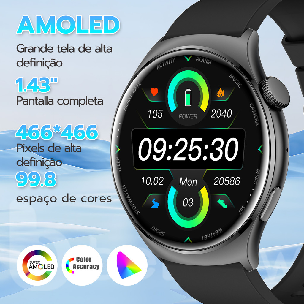 BETTDOW Smart Watch Mulheres Homens Bluetooth GPS Resposta Chamada Modo Esportivo IP67 À Prova D 'Água
